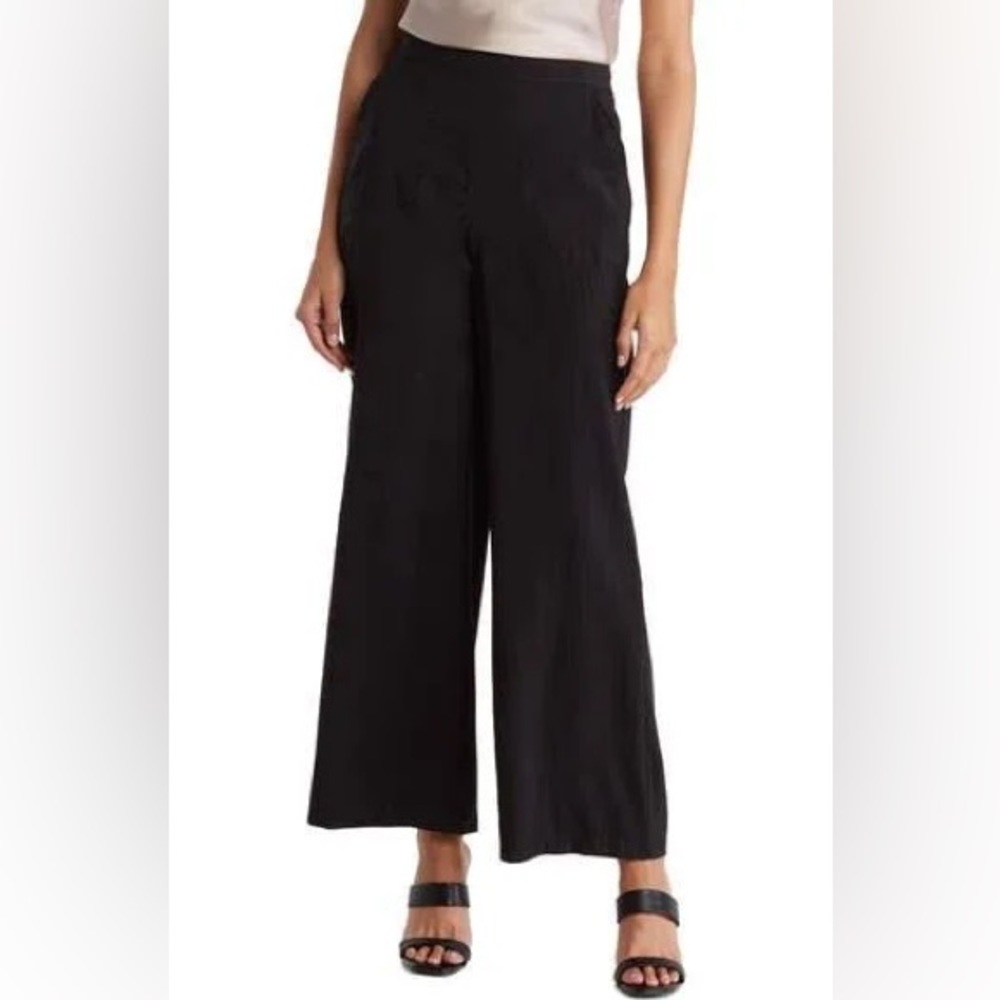 Max Studio Wide Leg Pull On Knit Pants Size Large